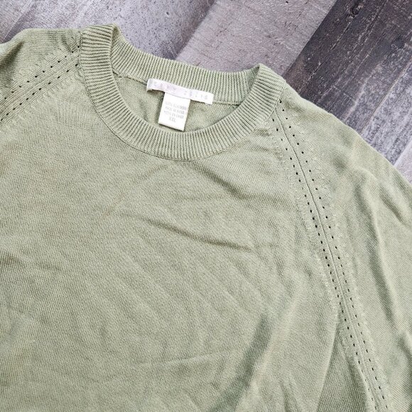 Men's Perry Ellis Size 2XL Silk Crew Neck Pullover Long Sleeve Swester - Picture 1 of 7